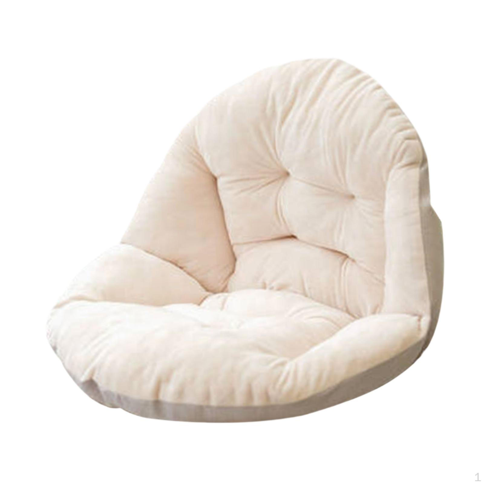 

Chair Cushion with Backrest, Comfortable And Thick, Hanging Basket Cushion, Pillow for Home, Indoor бежевый