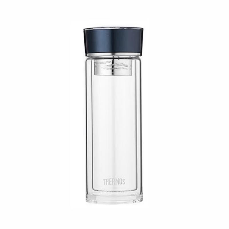 THERMOS Double Wall Borosilicate Glass Travel Mug