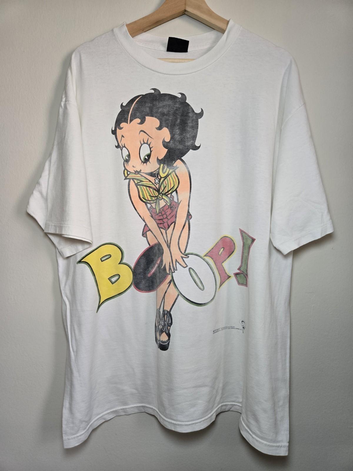 Vintage Betty Boop Boop Graphic T Shirt Mens Reprint AN49220 L