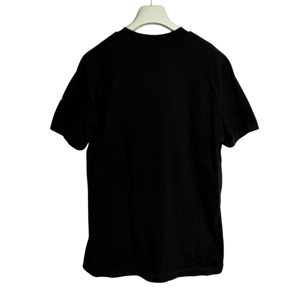 Used MONCLERShort sleeve T-shirt black mens