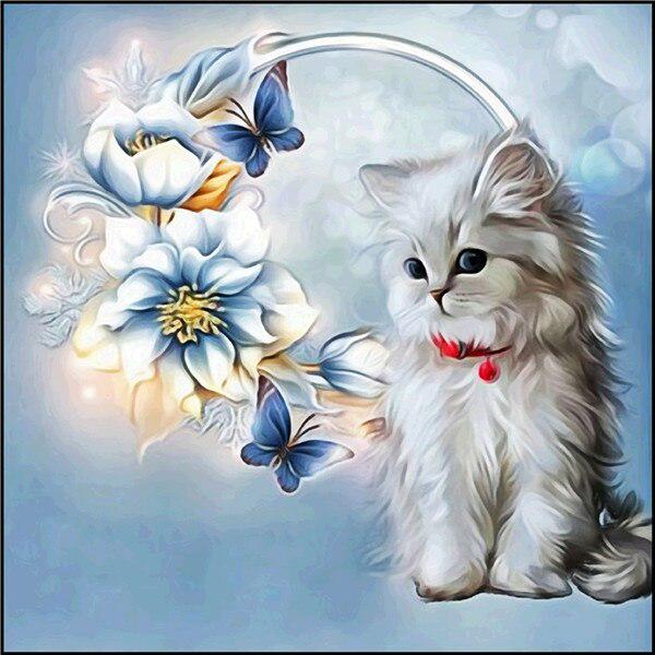 Diy 5d diamant malerei cartoon tier runde diamant mosaik hause dekoration stickerei