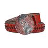 Diamond Round Buckle Rhinestone Belt Women'S Hip Hop Punk Style Belt Men'S And Women'S Personalized Belt