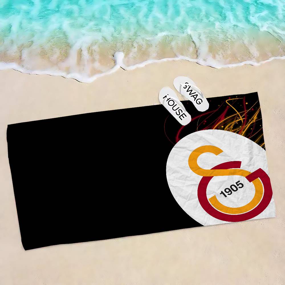 G-Galatasaray S-S.K. Asciugamani da Spiaggia Grandi in Microfibra Anmie Asciugatura Rapida Asciugamani da Spiaggia Sabbiosa Asciugamano da Piscina per Viaggi Piscina Nuoto Yoga