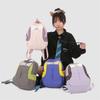 Unisex Backpack Color Block Nylon Backpack Outdoor Travel Bag