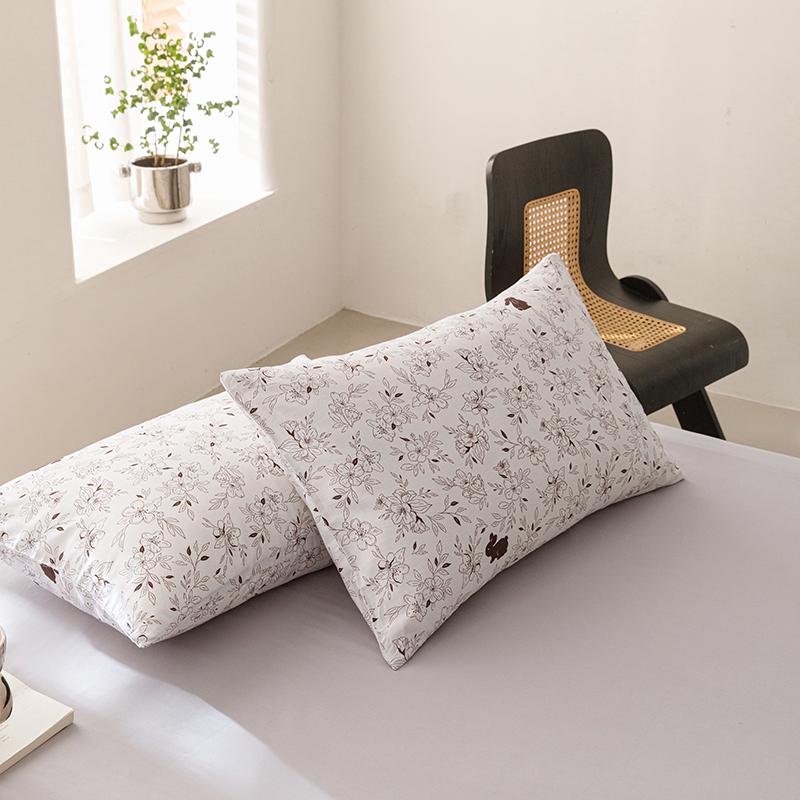 2pcs Pillowcase 100% Cotton Pillow Cover Printed Pillowslip for Home Bed 48x74cm Cushion Cover Soft Pillow Sham Capa De Almofada