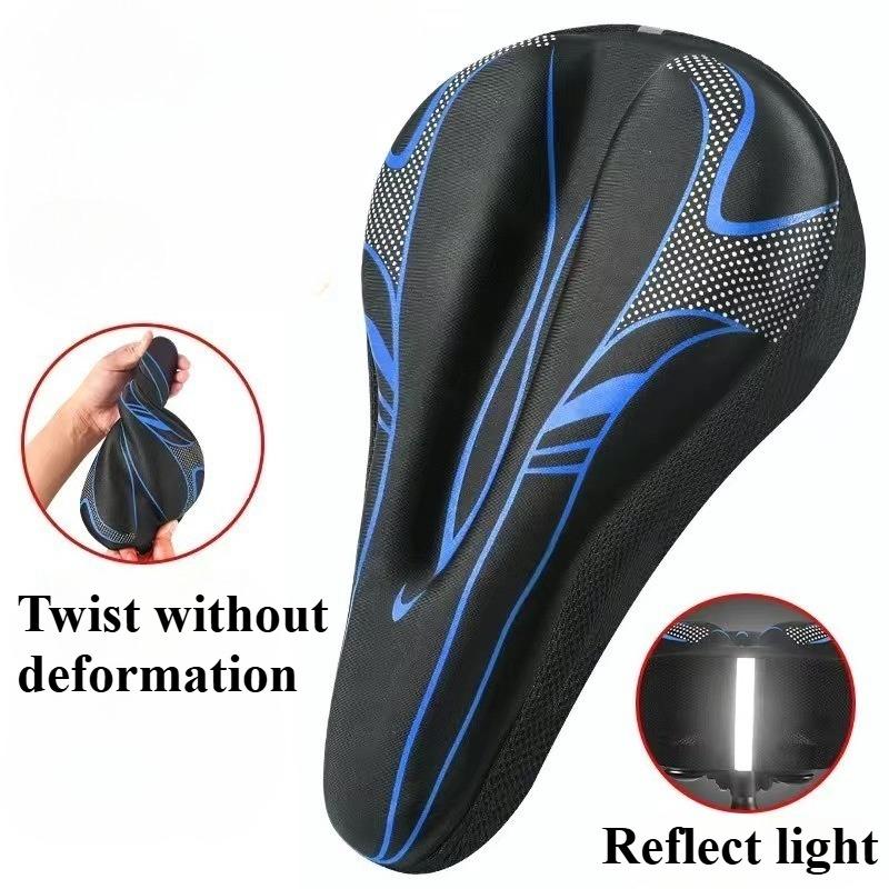3D Mountain Bike Seat Cover Thickened Soft Bicycle Saddle Cushion Road Bikes Seat Covers Cycling Products Accessories
