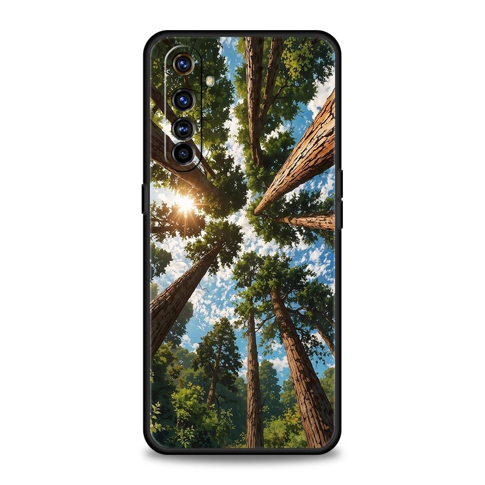Beautiful Nature Forest Tree Phone Case For Realme 13 12 10 9 8 7 GT3 GT5 GT2 Pro Plus 5G C21 C25 C35 GT Neo 2 3 3T 5 Cover