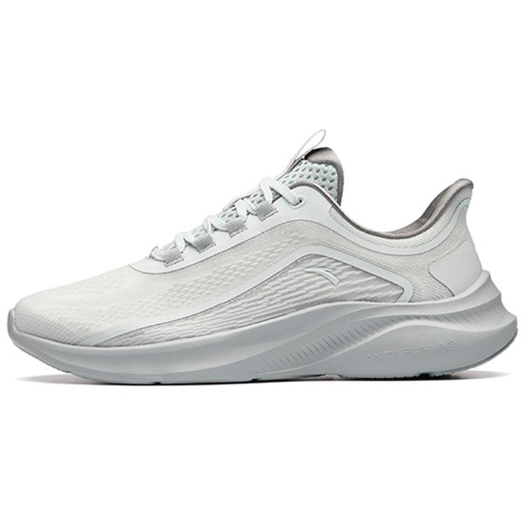 New Anta Breathable Lightweight Low-Top Running Shoes Men's Gray Silver 912225581-2