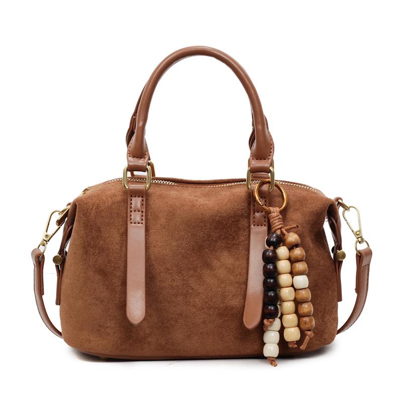 

2025 Ретро Замшевая Женская Сумка через Плечо Кроссбоди - Осенний Тренд Bag Only коричневый