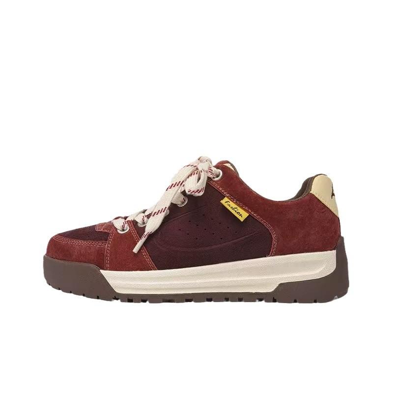 Niche retro platform German training board shoes women's ins tide 2025 spring and autumn new versatile sports and leisure bread shoes