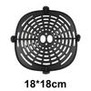 Replacement For Air Fried Plate Tray 18x18CM with Four Corner Protectors Designed for Longevity and Cleanability