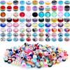 12/30/60pcs European Beads Large Hole Spacer Beads Lampwork Beads Bulk Rhinestone Craft Beads Charm Beads Jewelry Making