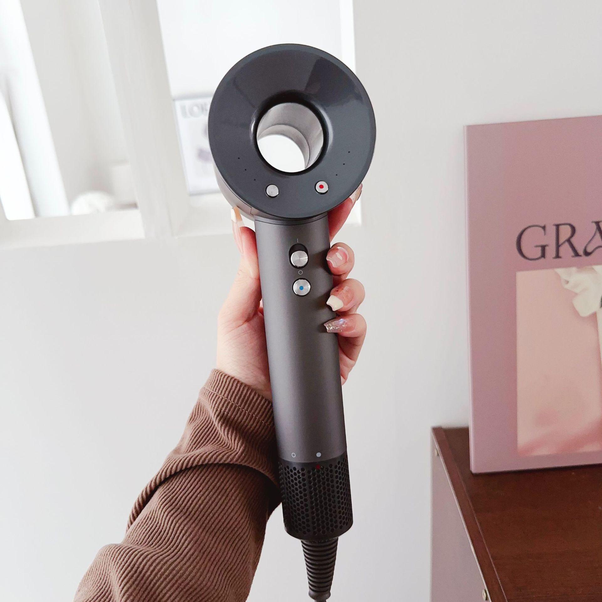 Negative Ion Hair Dryer, Damage-Free, High Power, Constant Temperature, Household Use. China Plug-1.8m-Single Nozzle