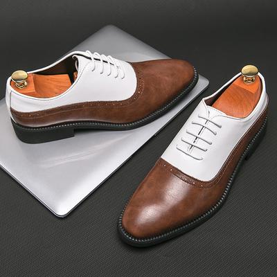 Chaussures Homme Haute Qualité Affaires Homme Cuir Habillé Classique Social Formel Chaussure Homme Grande Cuir Brogue Italien