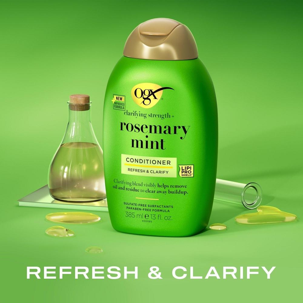 Ogx Clarifying Strength + Rosemary Mint Conditioner 13.0 Oz