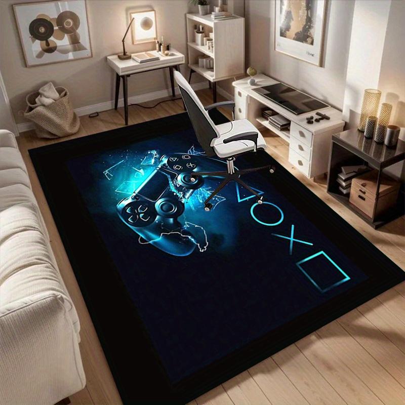 1pc. Gaming Controller Design Rug, Video Game Mat for Living Room, Office Carpet, Gamer Gift, Playroom Decor, Kids Room Flooring