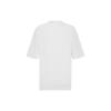 Calvin Klein Solid Color Logo Crew Neck T-Shirt Women Tops White J218869-YAF