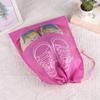 10Pcs/Set Shoe Dust Covers Non-Woven Dustproof Drawstring Clear Storage Bag Travel Pouch Bags Drying Shoes Protect Shoes