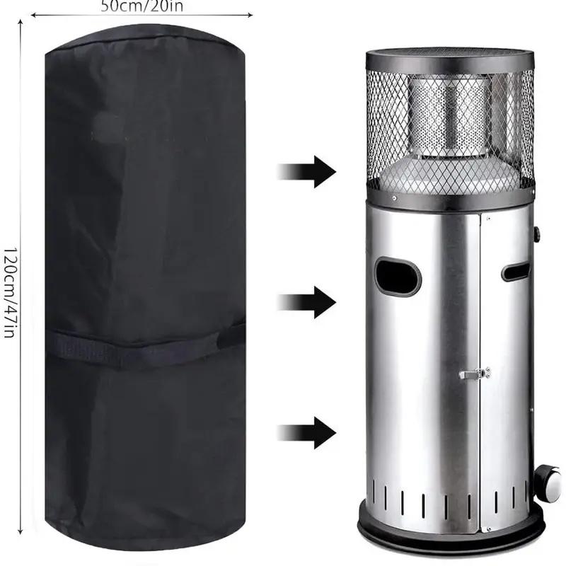 Round Outdoor Heater Cover - Durable Polyester Garden Patio Cover , All-Season Use for Outdoor Fire Pits and Fireplaces