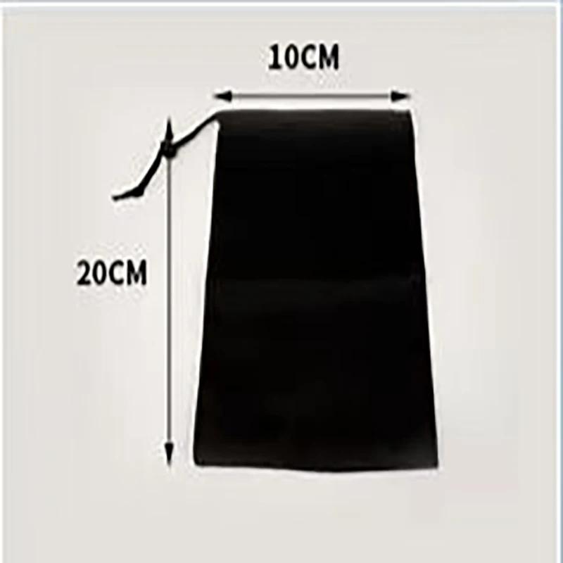 

Oxford Waterproof Dustproof Drawstring Bag Black Polyester Bag Headset Data Cable Pouch Drawst Sporting Goods Pouch Organizer