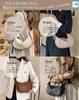 [RIMINA] [Featured in Magazines Perfect for Everyday Use] Women's Shoulder Bag, Large Capacity, Lightweight, Small, Synthetic Leather, One-Shoulder