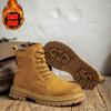 Retro Men's Martin Boots New Autumn and Winter Men's Shoes Velvet High-top Tooling Men's Genuine Leather Boots