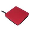 Outdoor Seating Pad Multipurpose Single Layer Sponge Oxford Cloth Chair Back Pad Cushion for Stadium Wine Red