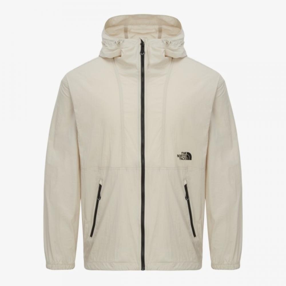 

North Face Men S Enride Windbreaker Jacket Nj3lr04b B white sand/90(S)