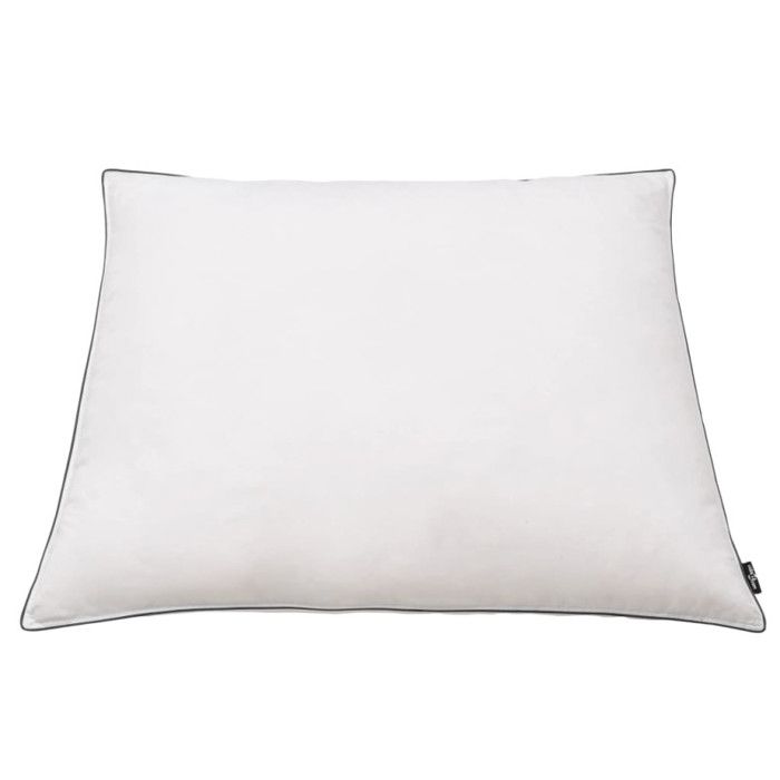 Oreiller - vidaXL - 80 x 80 cm - Duvet et plumes de canard - 2 pcs - Moelleux - Blanc