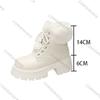 Comemore Thick Bottom Short Snow Boots New Winter Padded Warm Women Shoes Casual Thick Heeled Female Cotton Ankle Boots Shoes