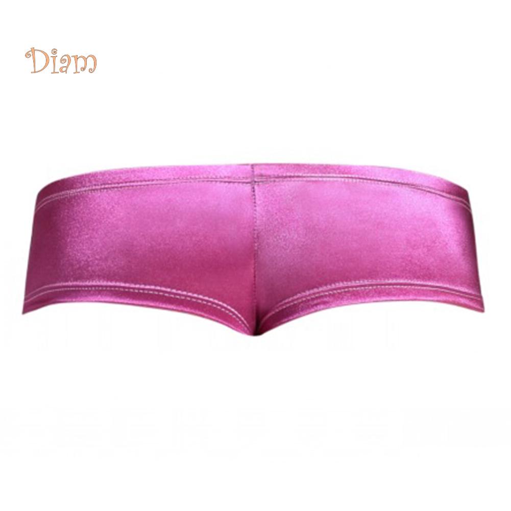 VANA MEN'S WEAR tinta unita vita bassa sexy U convesso sacchetto rigonfio T-Back perizoma slip intimo