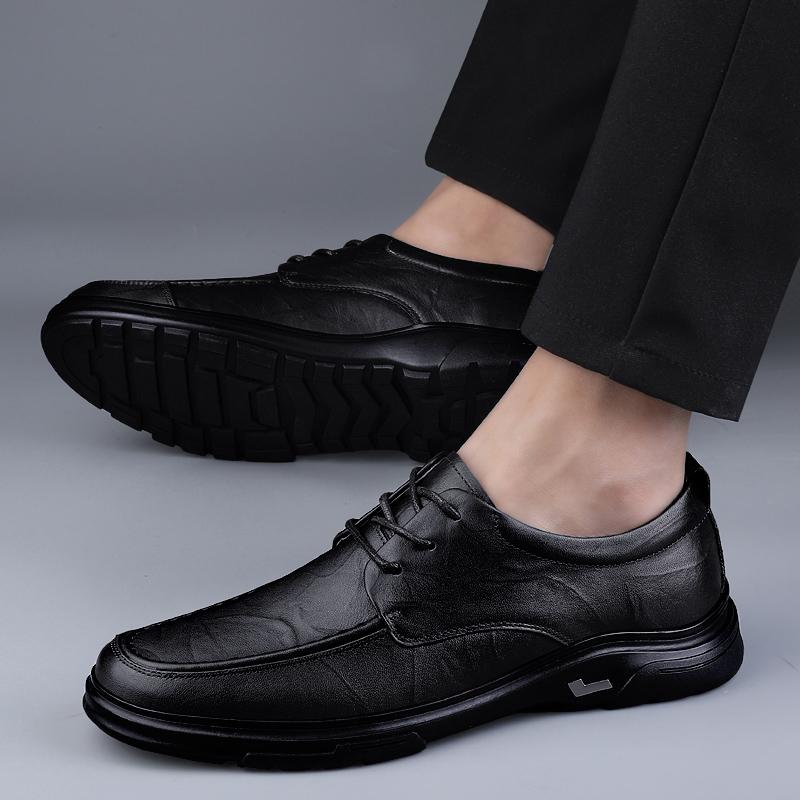 Spring Autumn Men's Leather Shoes Retro Style  Casual  Luxury Brand Italian Shoes Designer 2024 New Fashion