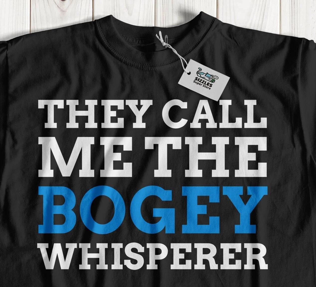 The Bogey Whisperer! Unisex Funny Bad Golfer T-Shirt Grandpa, Husband & Dad Tee M