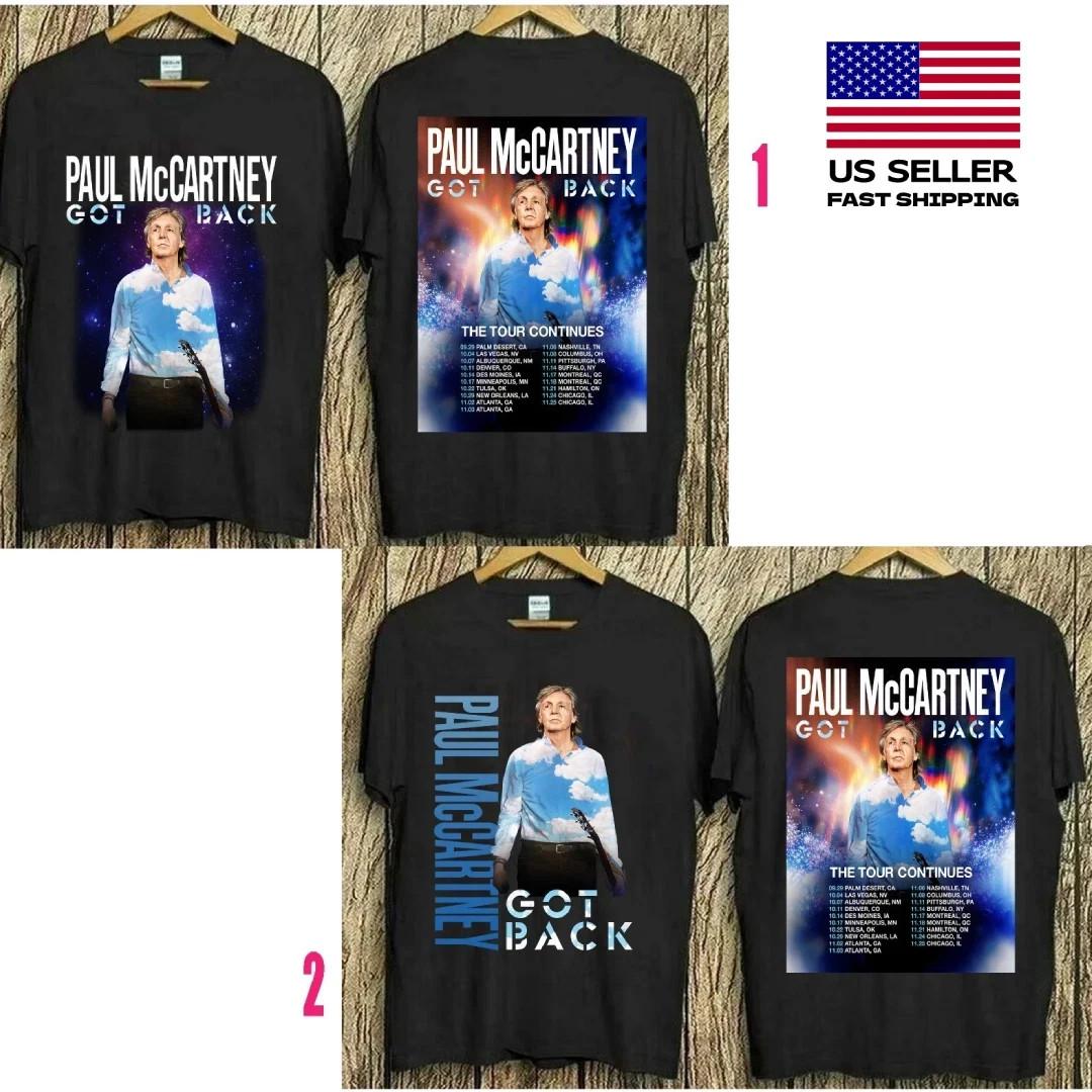 NEW! 2 STYLE Paul McCartney Got Back Tour 2026 North America T shirt All Size S