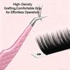 Custom Metal Tweezers for Eyelash Extension Comfortable Feeling Fiber Tip Stainless Steel Lash Tweezers Pointed Tip