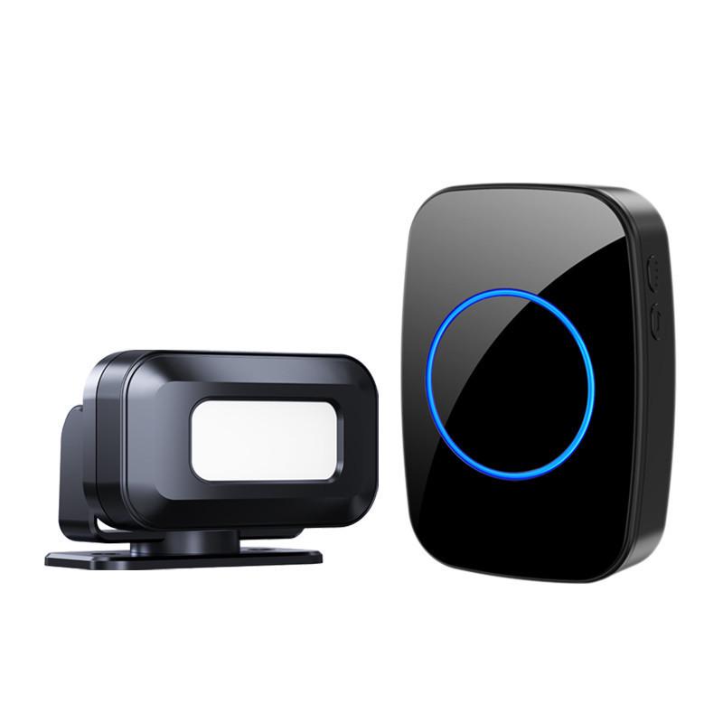 Wireless Door Chime Sensor for Shop Entrance with Voice Prompt
