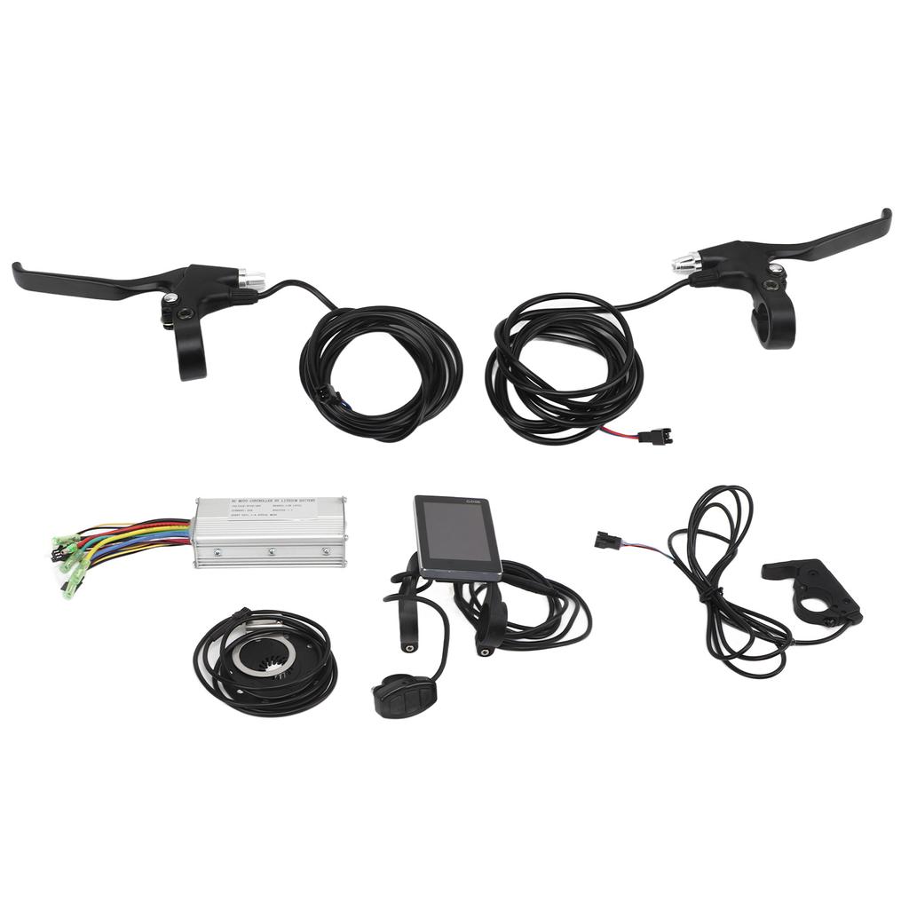 Kit de Conversie Bicicletă Electrică Controller JN22A Panou GD06 Accelerație de Deget Mânere de Frână Kit de Modernizare