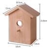 DIY Outdoor Birdhouse Feeder with Suction Cup - Creative Small Bird Nest Simulation