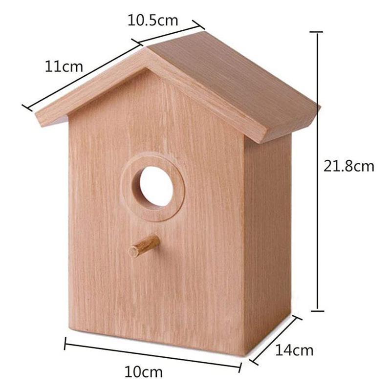 DIY Outdoor Birdhouse Feeder with Suction Cup - Creative Small Bird Nest Simulation