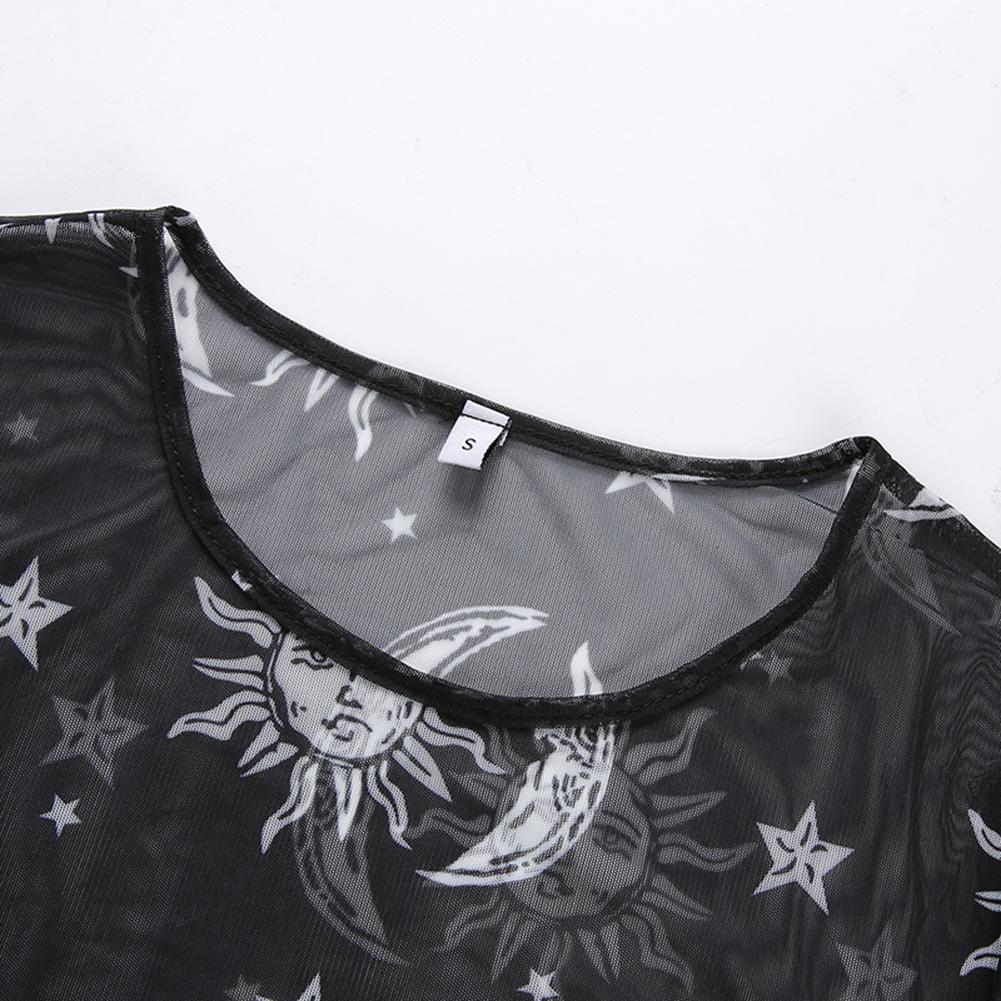 Shirt langarm Sonne Mond und Sterne