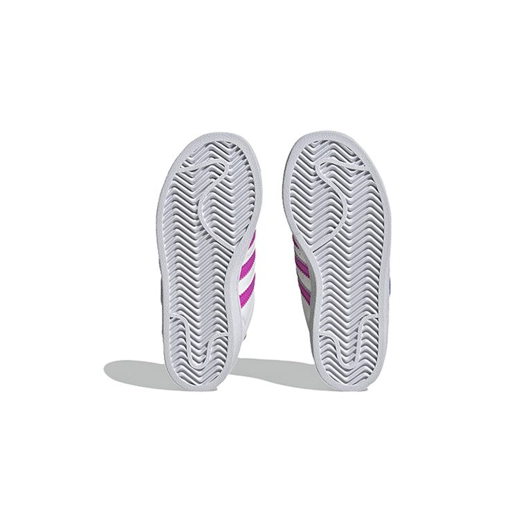 Adidas Superstar Little Kid Rainbow Decal Kids Sneakers White Cloud-White Pulse-Blue GV8988