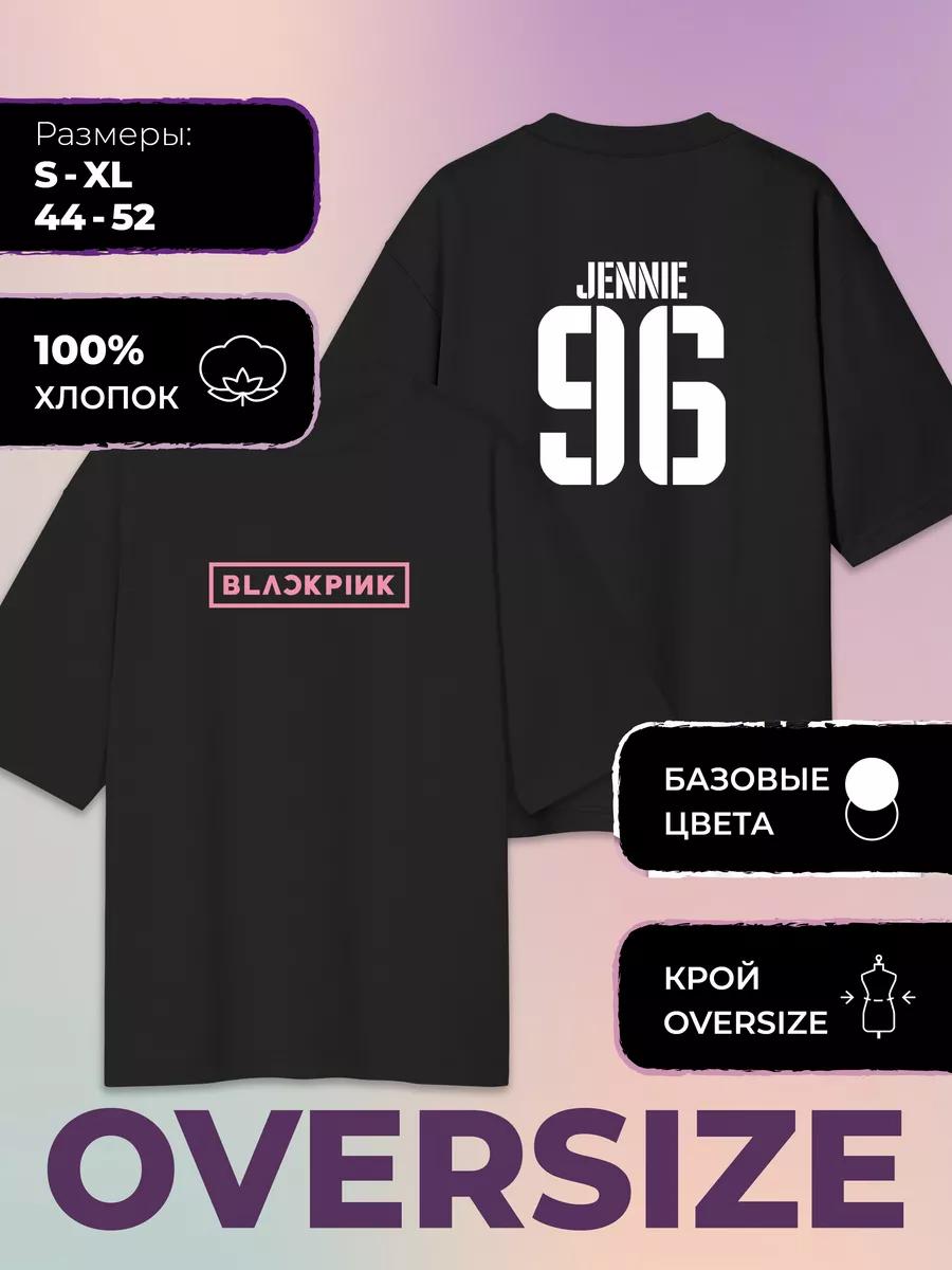 Oversized T-shirt with BLACKPINK print L
