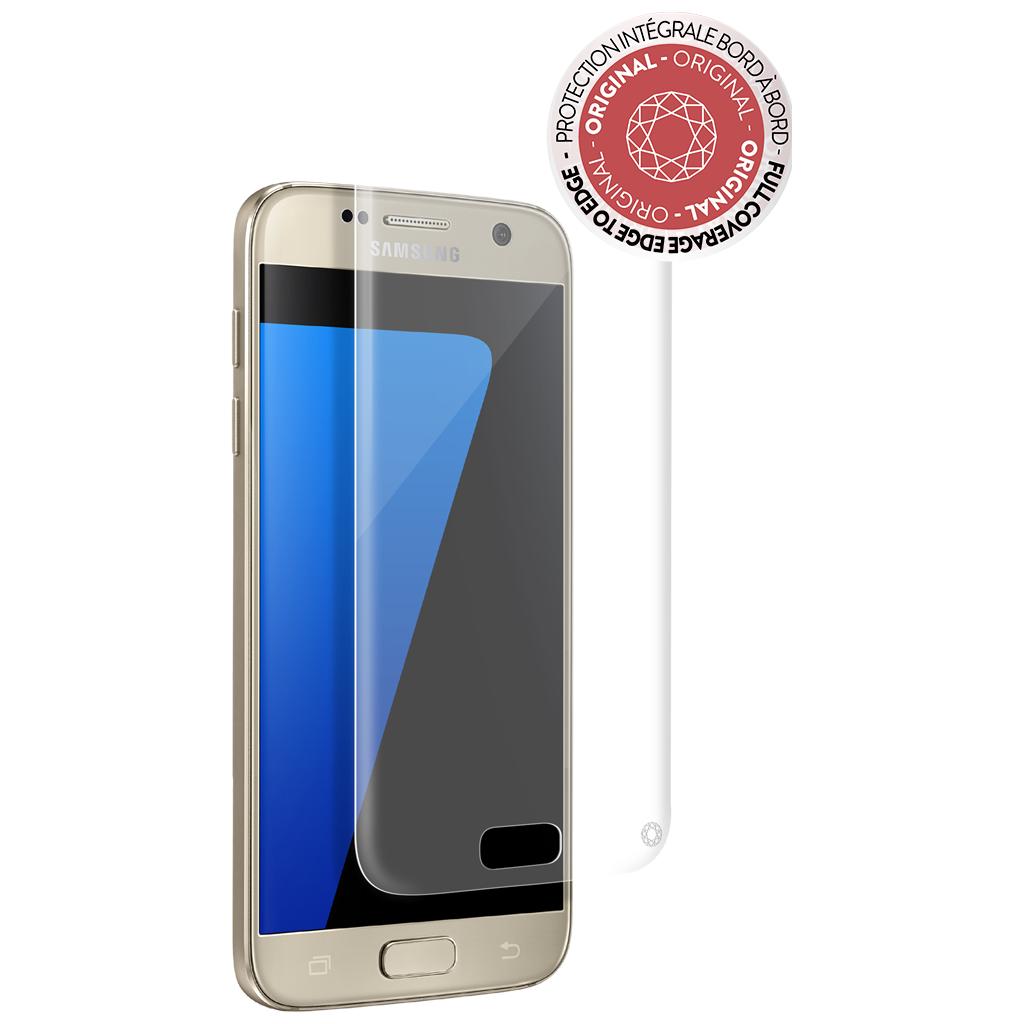 Protecteur Écran Verre Trempé KROMA Pour Samsung Galaxy S7 - Premium, Neuf Sous Blister