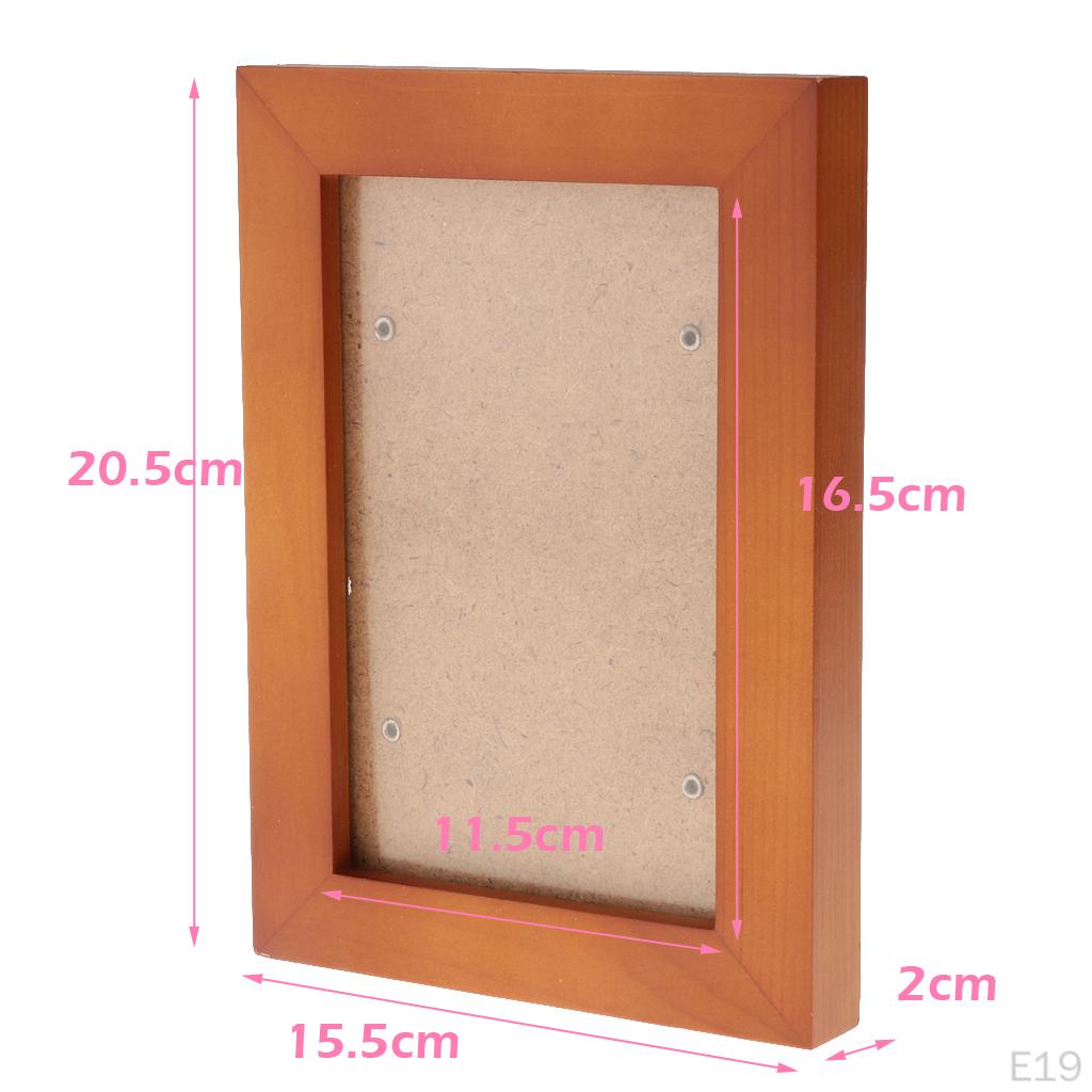 Simple Wooden Picture Phote Photo DIY Decoration