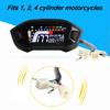 Univerzálny tachometer pre motocykle s LCD digitálnym ukazovateľom hladiny paliva pre 1, 2 a 4 valce