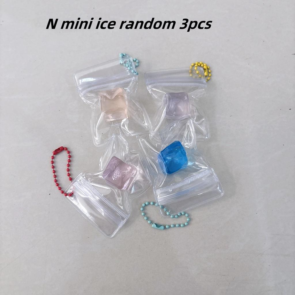 Random Ice Cube Square And Paw Sensory Toy Stress Ball Mochi Squishies Squeeze Toys for Adults Kids Summer Toys Party Favors