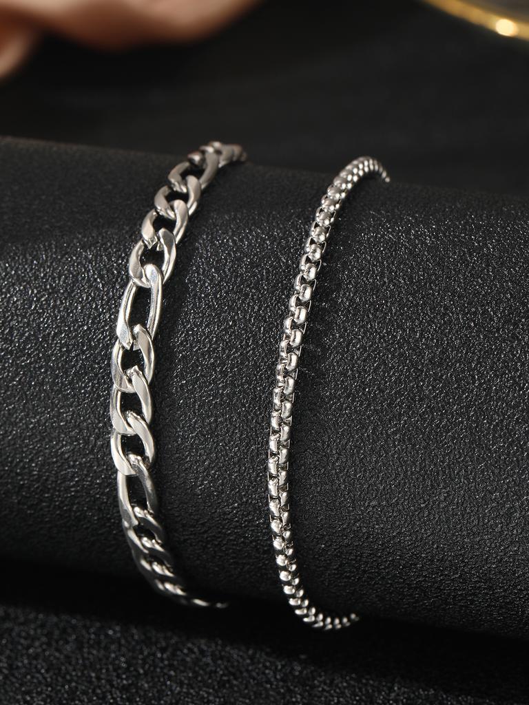 Stainless Steel Anklet Europe and the United States Personality Design Chain Minimalist Anklet For Women Zircon Beach Party Ne