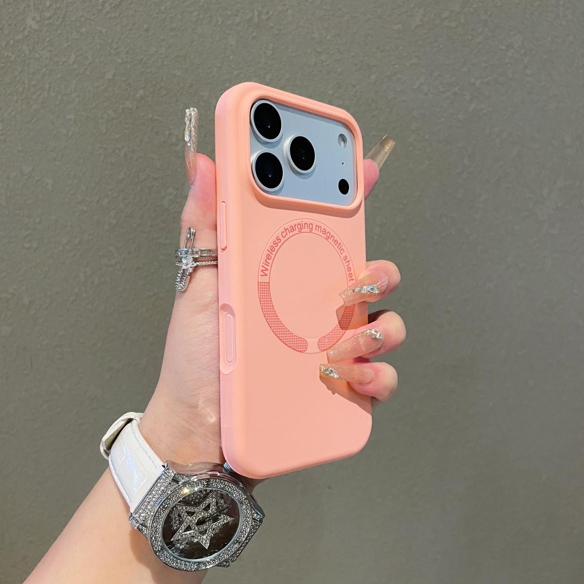 

Fashion Candy Liquid Silicone Magnetic Case For iPhone 17 Air 16 15 14 13 12 11 Pro Max Plus For Magsafe Wireless Charge Cover iPhone 11