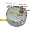 For TYD49 Non-directional Permanent Magnet Synchronous Motor 5rpm 8rpm 15rpm 30rpm Swing Head Swing Rotary Motor 220v4W