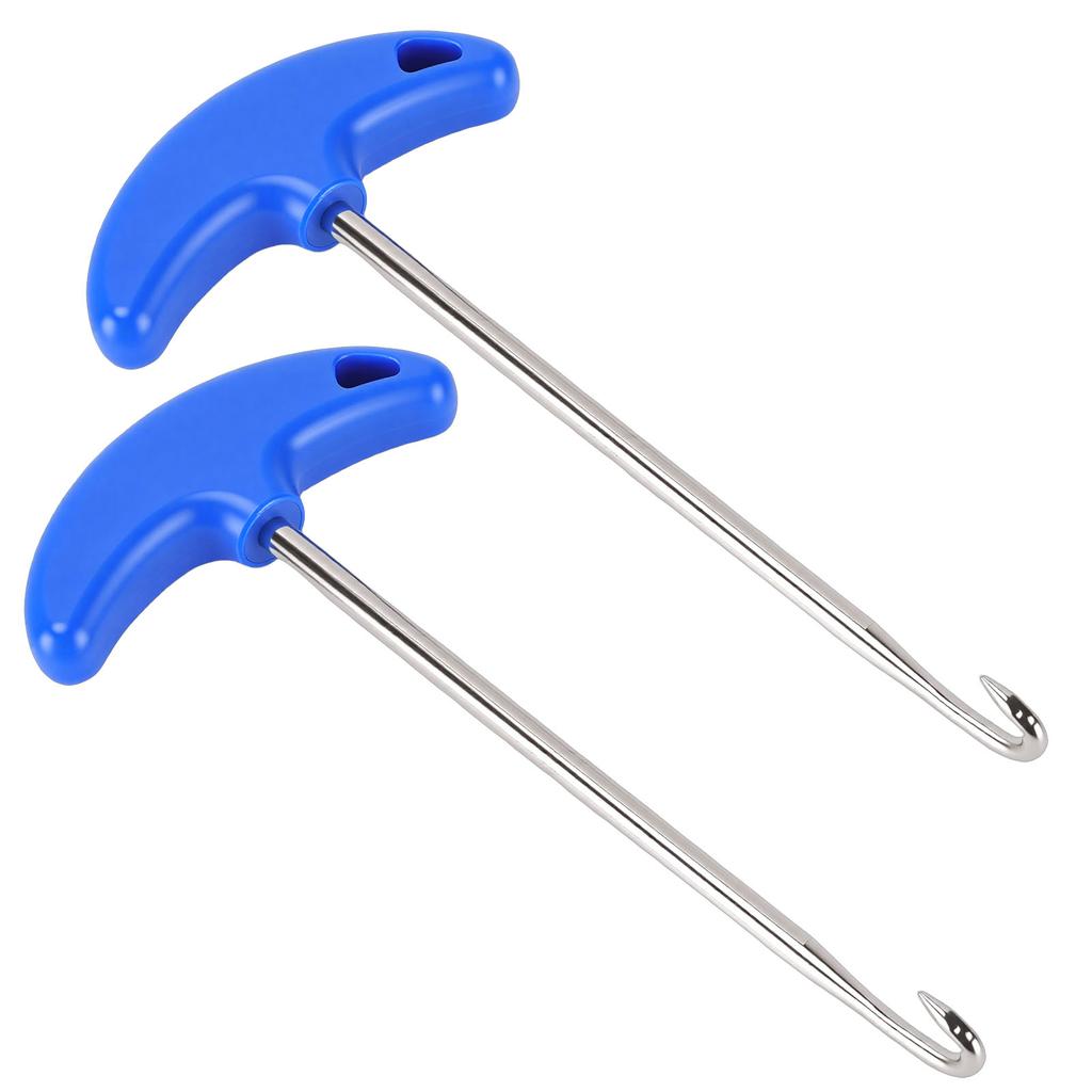 2PCS T Handle Style Remove Install Brake Spring Hook Puller Tool for Motorcycle Bike ATV Blue